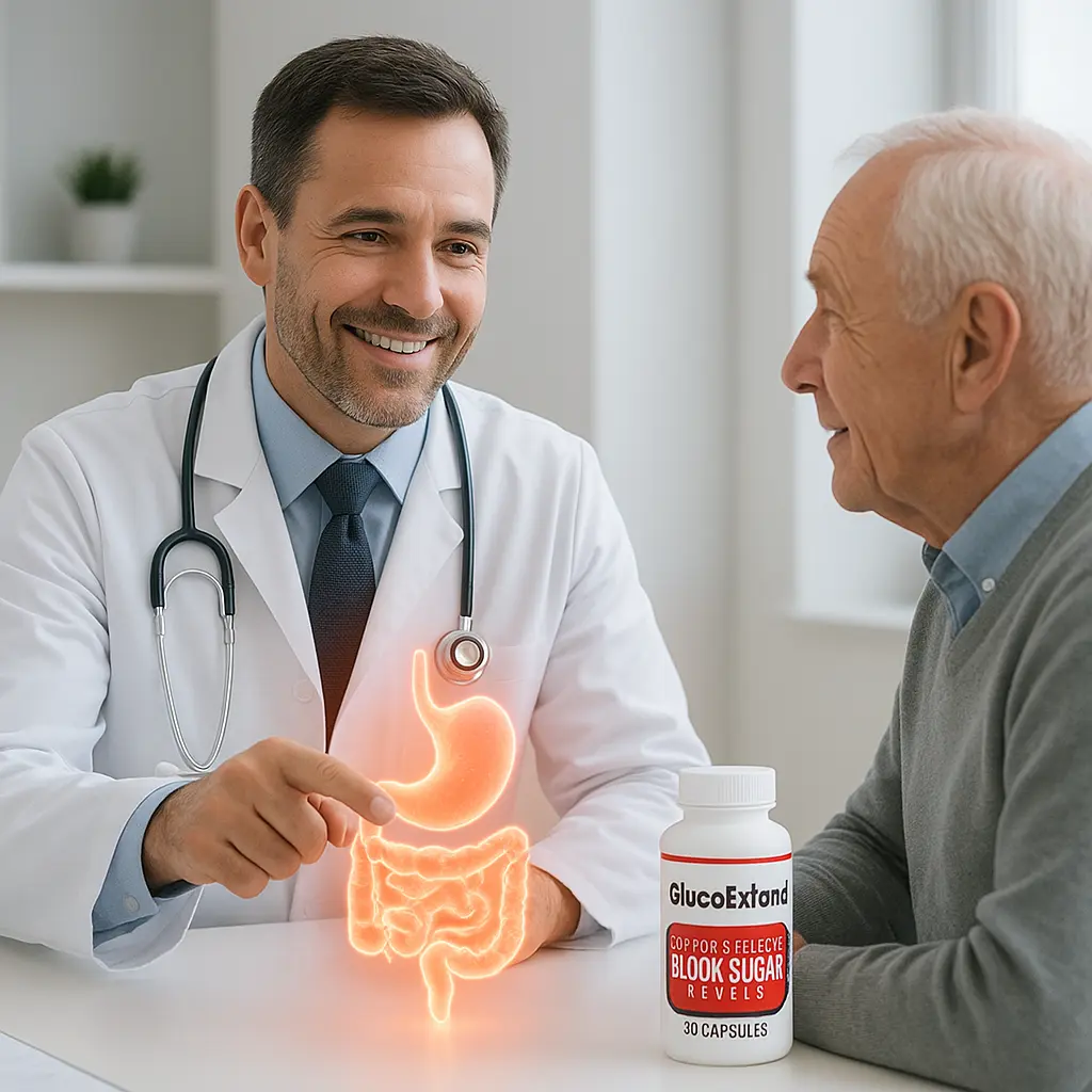 Gluco Extend natural blood sugar support supplement made in USA
